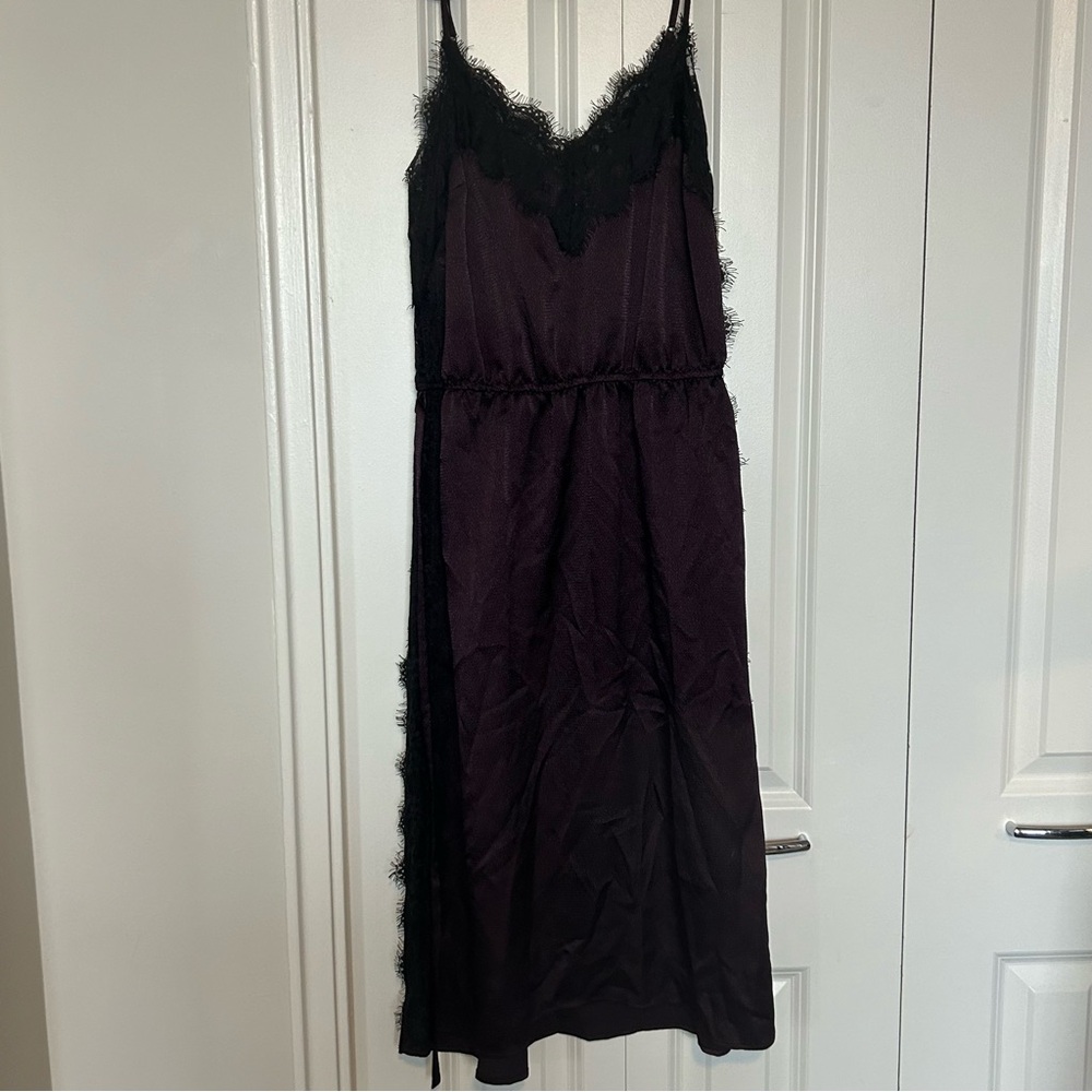 Dynamite purple slip dress